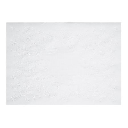 AMERICAN 10" x 14" Dubonnet White Paper Placemats 1000 PK 310469
